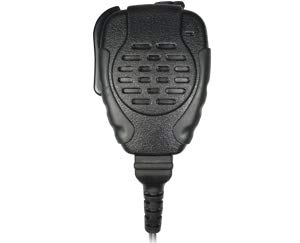 Pryme SPM-2101 K1 Trooper Professional Quality Heavy Duty Water Resistant Remote Speaker Microphone with 3.5mm Audio Jack