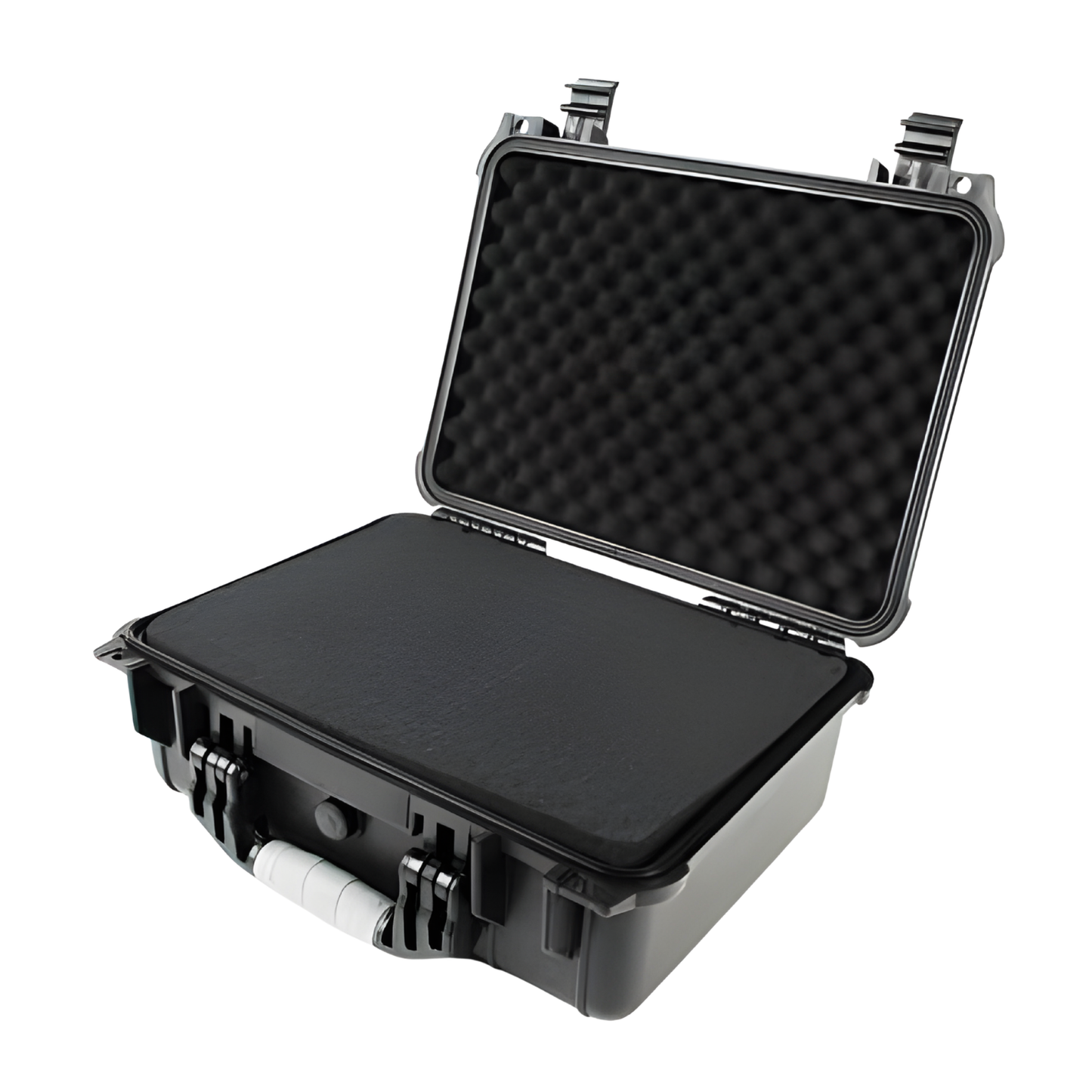 Duratool 22-24135 Equipment Case 16.5" x 13" x 7" Weatherproof Shockproof Foam Insert Black Protective Carry Case