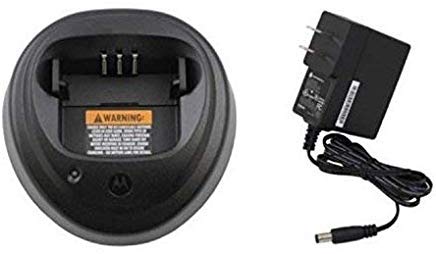 MOTOROLA OEM WPLN4137BR Single Unit Rapid Charger With Power Adapter EPNN9288 for CP040 CP140 CP150 CP160 CP180 CP200 CP200d DP1400 EP450 EP450S PR400 GP3688 GP3138 CP200XLS WPLN4137
