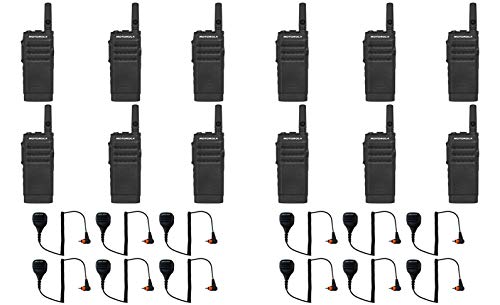 SL300-U-SC-2 UHF 403-470MHz 2 Channel 3 Watt Digital DMR Non-Display Radio with M4013 Speaker Microphone (12 Pack)