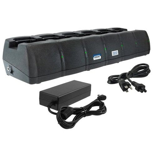 Power Products Endura EC6M+TWP-KW6 6-Unit Charger for Kenwood TK2200 / TK3200 NX240, NX340, TK2300VP, TK2400VP, TK3300, TK3300UP, TK3302UK, TK3307, TK3312, TK3400UP, TK3402UK Series