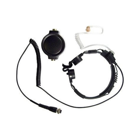 Pryme SPM-1522S Y4 Gladiator Dual Element Throat Microphone for Motorola Vertex Standard Yaesu Radios