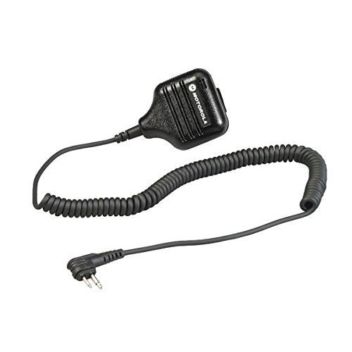 Motorola HKLN4606 External Speaker Microphone with Lapel Clip and Push-to-Talk for CLS1110 CLS1410 DTR410 DTR550 DTR650 DTR700 RDU2080D RDU4100 RDU4160D RDV2020 RDV2080D RDV5100 RMM2050 RMU2040 RMU2043 RMU2080 RMU2080D RMV2080 VL50