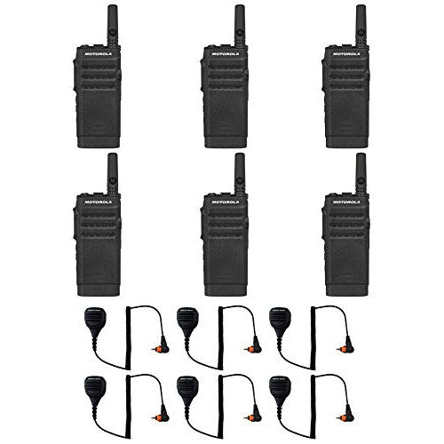 SL300-V-SC-2 VHF 136-174MHz 2 Channel 3 Watt Digital DMR Non-Display Radio with M4013 Speaker Microphone (6 Pack)