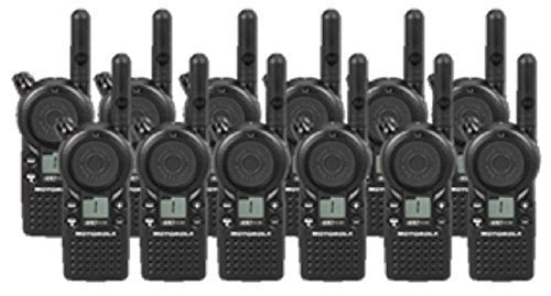 12 Pack of Motorola CLS1110 Two Way Radio Walkie Talkies