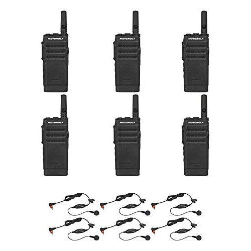 SL300-V-SC-2 VHF 136-174MHz 2 Channel 3 Watt Digital DMR Non-Display Radio with PMLN7156 Earbud (6 Pack)