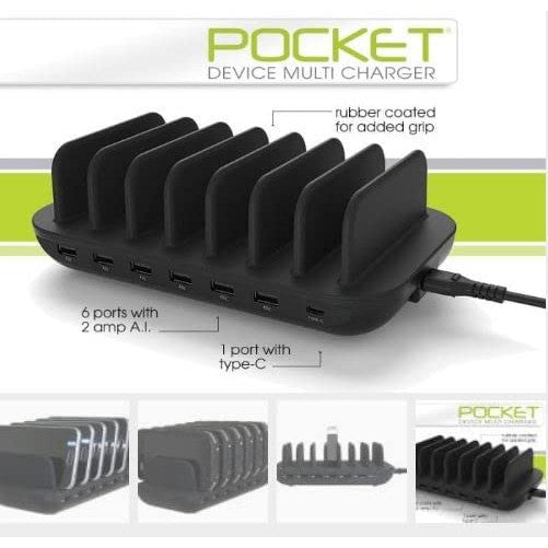 Blackbox Multi-USB Multi-Unit Charger for Motorola, Icom, and Kenwood Two-Way Radios