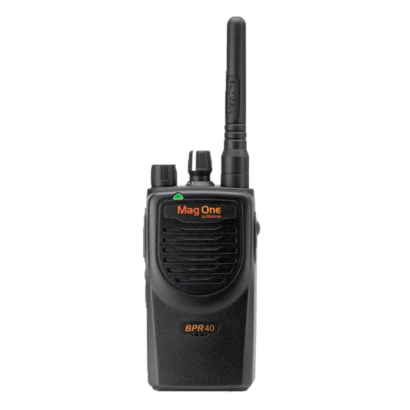 BPR40 Mag One by Motorola VHF(150-174 MHz) 8 Channel 5 Watts Model Number AAH84KDS8AA1AN - Requires Programming