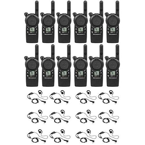 CLS1410 1 watt 4 Channel Business Radio with HKLN4604 C-Ring Headset (12 Pack)