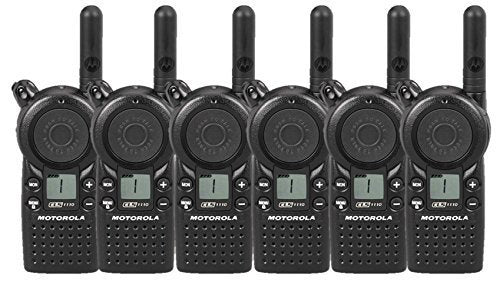Motorola CLS1110 Professional UHF Two-Way Radio Walkie Talkie (6-Pack)