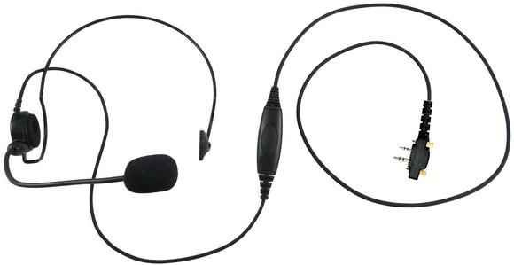 Surplus Radios Single Behind The Head Headset E395 S6 with Boom mic for Icom F14 F21 F24 F4011 F3001