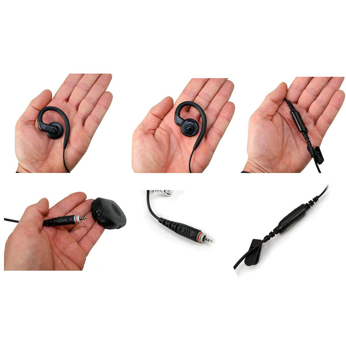 Motorola PMLN8077 C-Ring Headset for Motorola CLP E Series Two-Way Radios