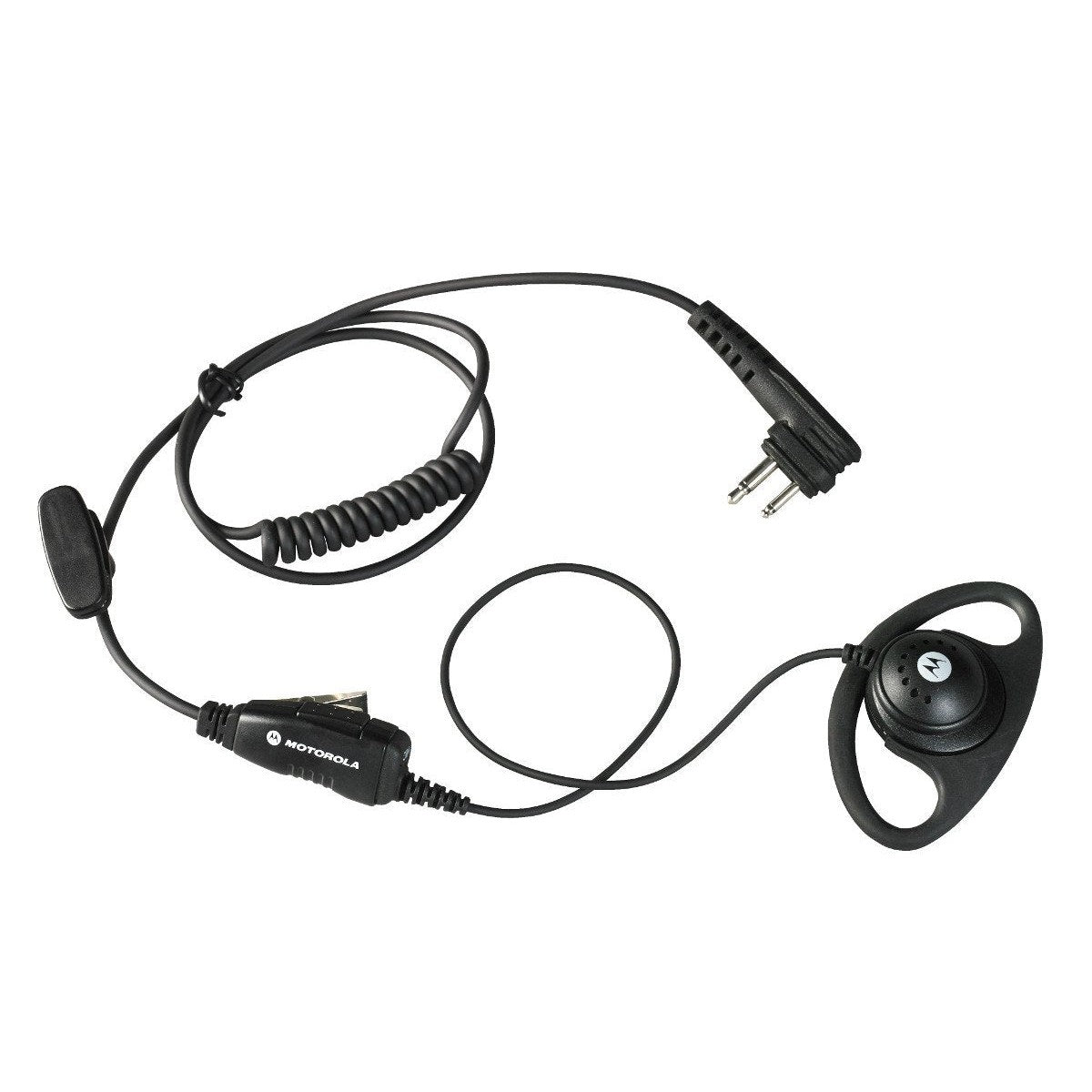 Motorola HKLN4599 D-Style Earpiece with Inline Mic & PTT for CLS1110 CLS1410 DLR1020 DLR1060 XV1100 XV2100 XV2600 XU1100 XU2100 XU2600 DTR410 DTR550 DTR650 RDV2020 RDV2080d RDV5100 RDU2020 RDU2080D RDU4100 RDU4160D RMU2040 RMU2080 RMU2080D RMM2050 RMV2080
