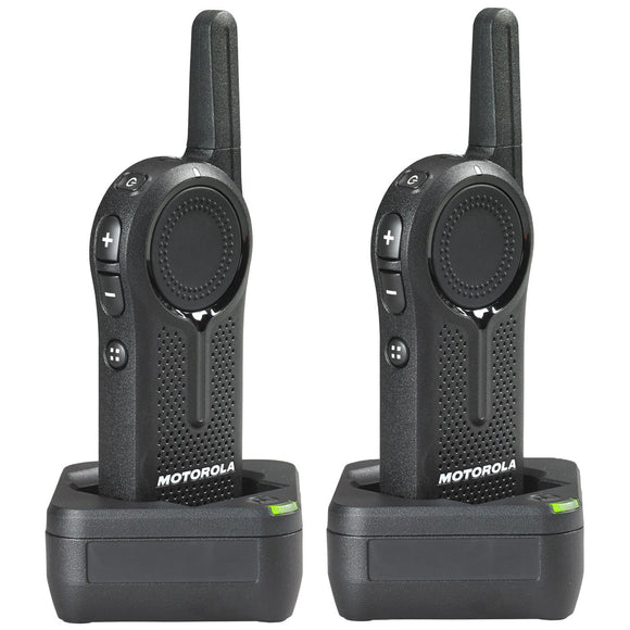 2 Pack of Motorola DLR1020 Two Way Radio Walkie Talkies