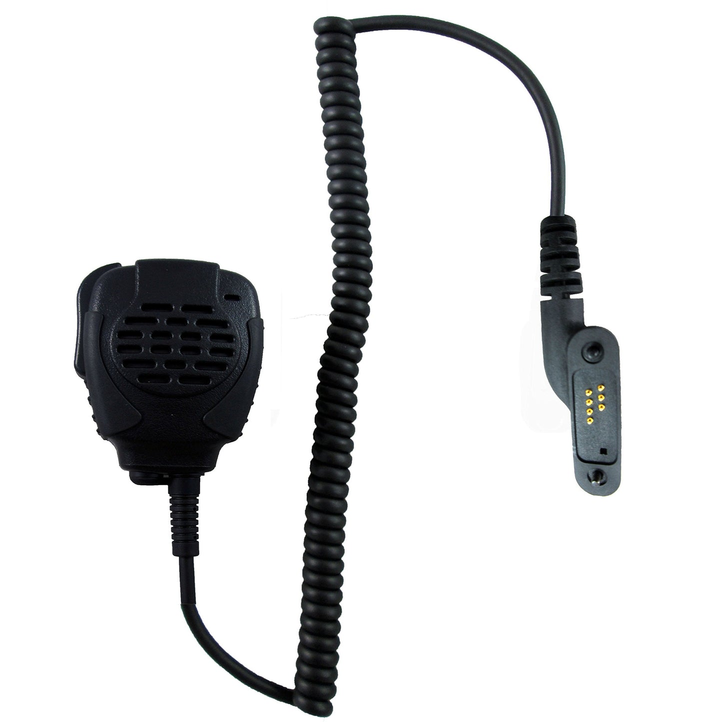 Pryme SPM-2232 Trooper Multi-pin Rugged Heavy Duty Water Resistant Remote Speaker Microphone with 3.5mm Audio Jack