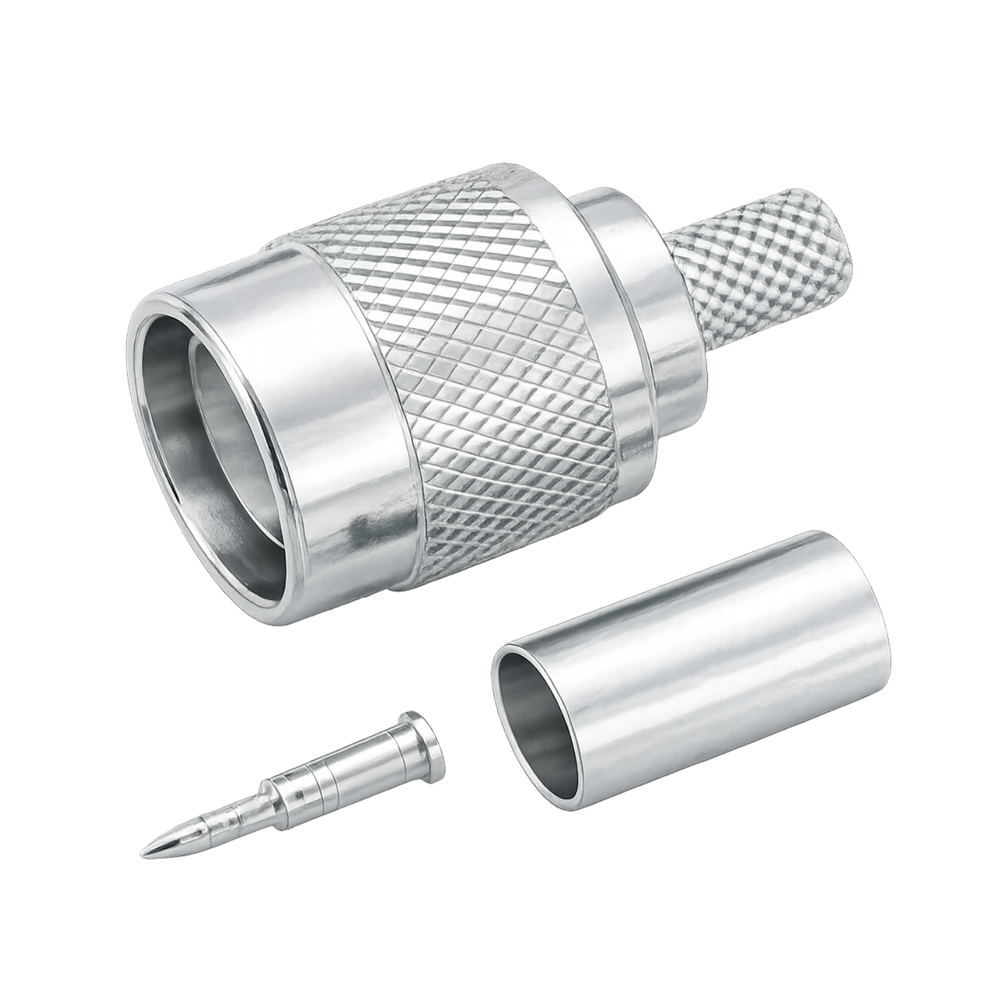 Opek AT-7401A TNC Male Crimp Connector for RG-58 Coax Cable