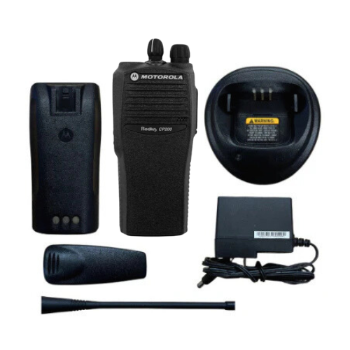 Used Motorola CP200 AAH50RDC9AA2AN 16 Channel 4 Watt UHF 438-470MHz Radio