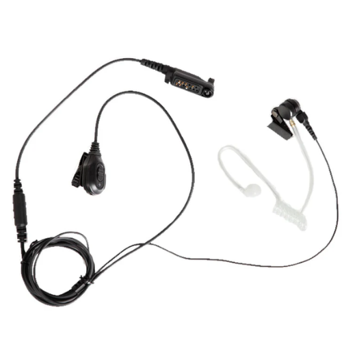 Hytera EAN24-P 2-Wire Surveillance Earpiece with Transparent Acoustic Tube