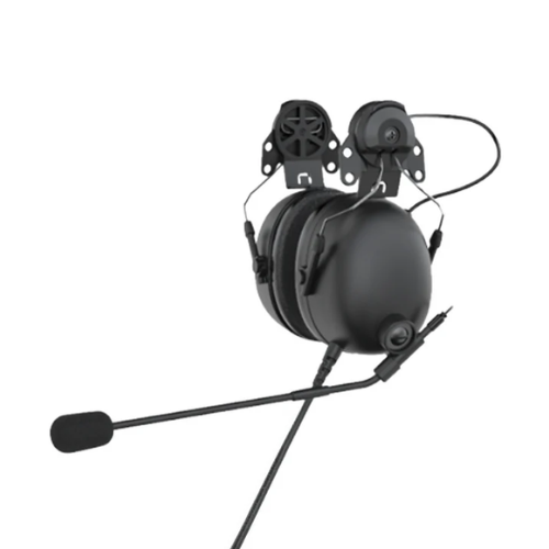 Hytera ECN50-P Helmet Heavy-Duty Headset with Noise-Cancelling Microphone