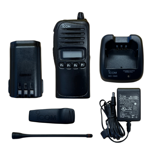 Used Icom F4021S UHF 400-470MHz 128 Channel 4 Watt Radio