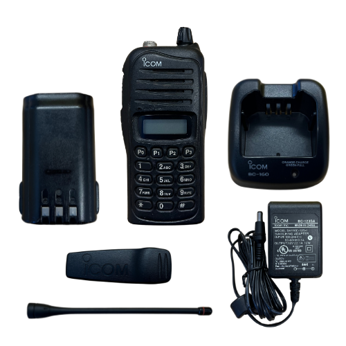 Used Icom F4021T UHF 450-512MHz 128 Channel 4 Watt Radio