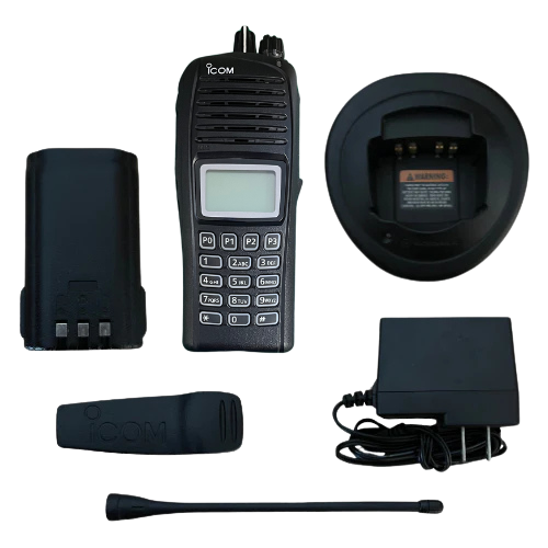Used Icom F4261DT UHF 450-512MHz 512 Channel 5 Watt Digital Waterproof Two-Way Radio with Keypad & GPS