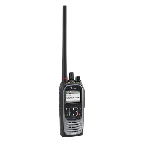 Icom F4400DT-33 IDAS UHF 450–512MHz 4 Watt 1024 Channel Portable Two-Way Radio with GPS & Bluetooth