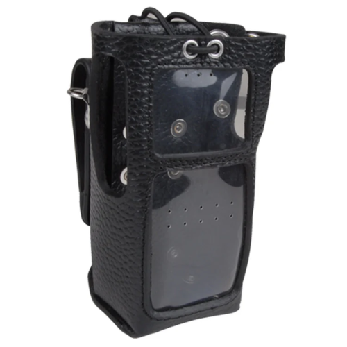 Hytera LCY006 Leather Carrying Case for Radios with LCD Display & Keypad (Thick Battery) for PD702 PD702i PD782 PD782i PD982 PD982i