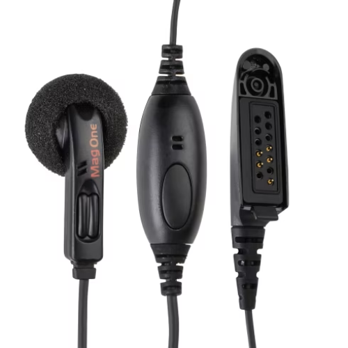 Motorola PMLN4556A Mag One Lightweight Earpiece with In-Line Microphone & PTT for HT750 Radios