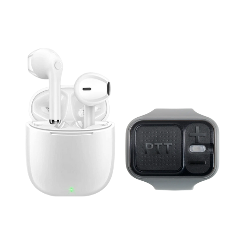 Hytera POA121 and Earbud Bluetooth Audio Kit for HP782 HP682 Bluetooth-Enabled Radios