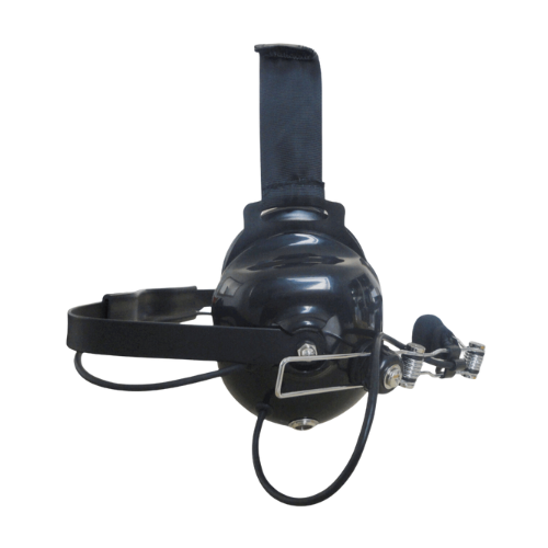 SRcomm RH-8000W Heavy-Duty Behind-the-Head Dual-Ear Headset for Hytera, Motorola, Kenwood, and Icom Radios (K-Cord Not Included)