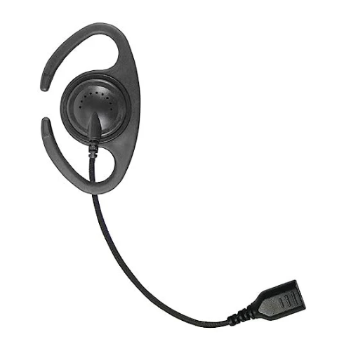 Pryme SNP-CR C-Ring Adjustable Earphone with Braided Fiber Cable and SNAP Connector