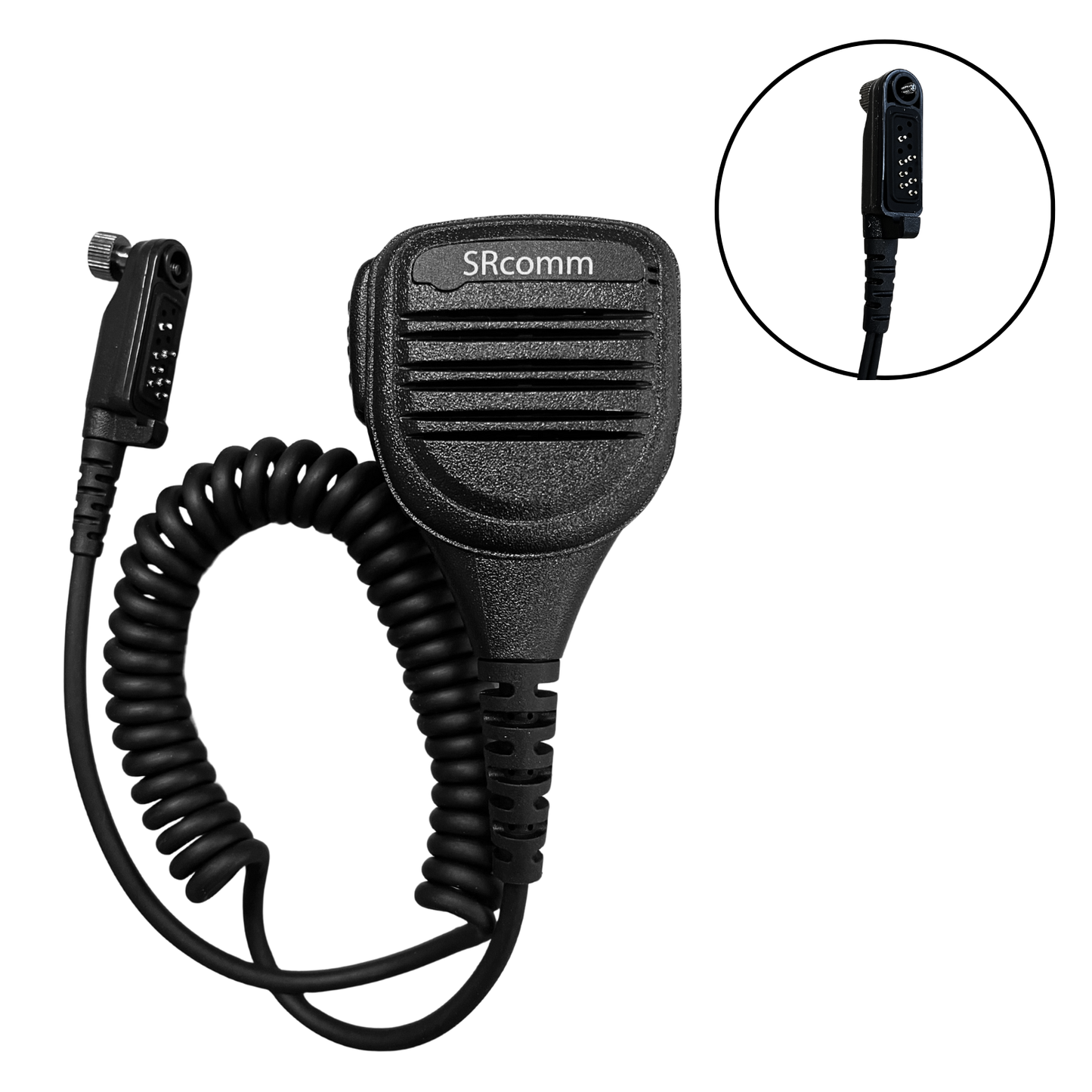 SRCommunications SR-4013-HP Remote Speaker Microphone with 3.5mm Audio Jack for Hytera HP602 HP682 HP702 HP782