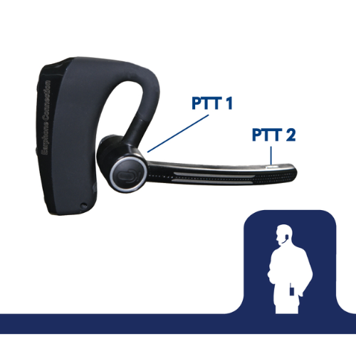 Earphone Connection EP-E2 Bluetooth Dual PTT Headset