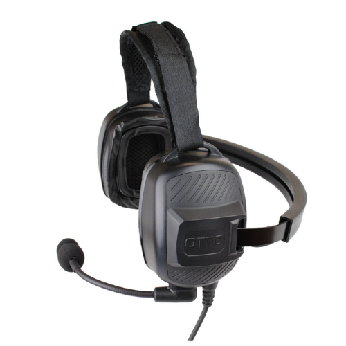 OTTO V4-10047 ClearTrak Behind-the-Neck Noise-Canceling Headset for Motorola CP200d, R2 Two-Way Radios