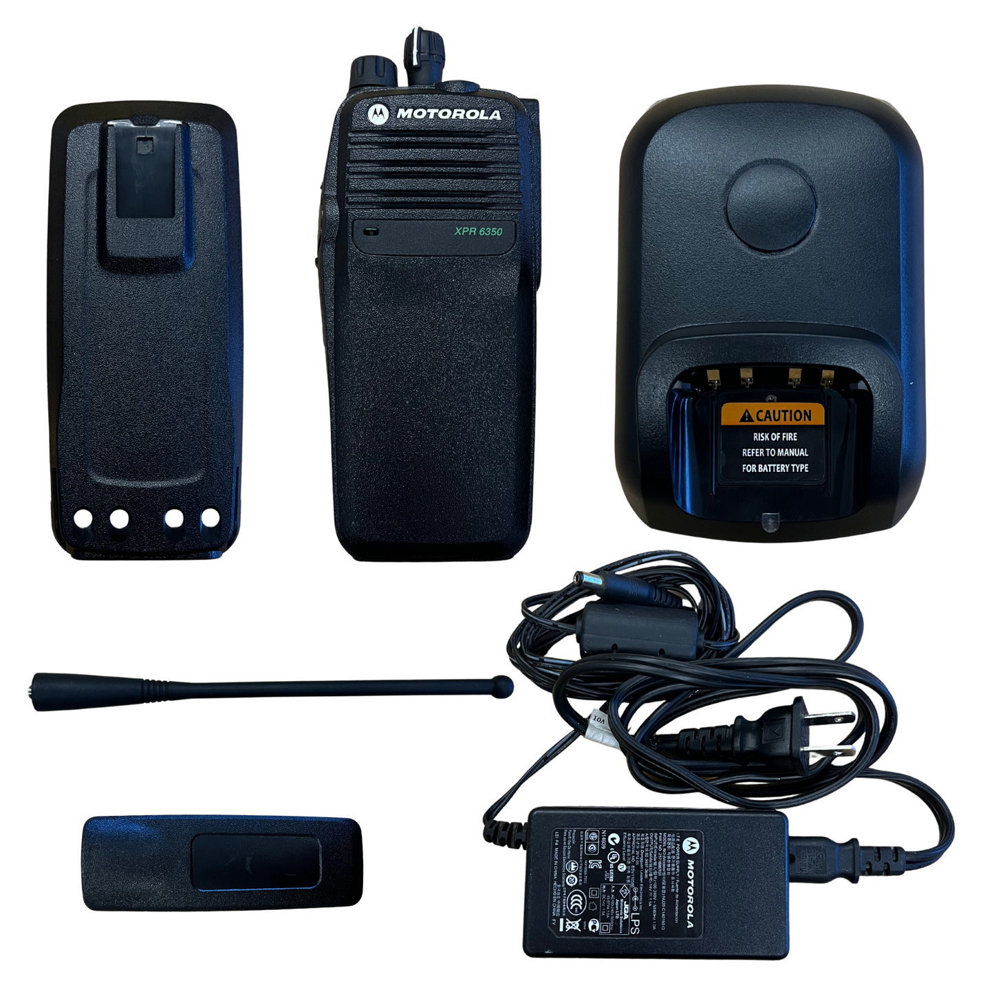 Used Motorola XPR6350 AAH55TDC9LA1AN UHF 450-512MHz 32 Channels 4 Watt Digital DMR Portable Two-Way Radio with GPS & Intrinsically Safe Design