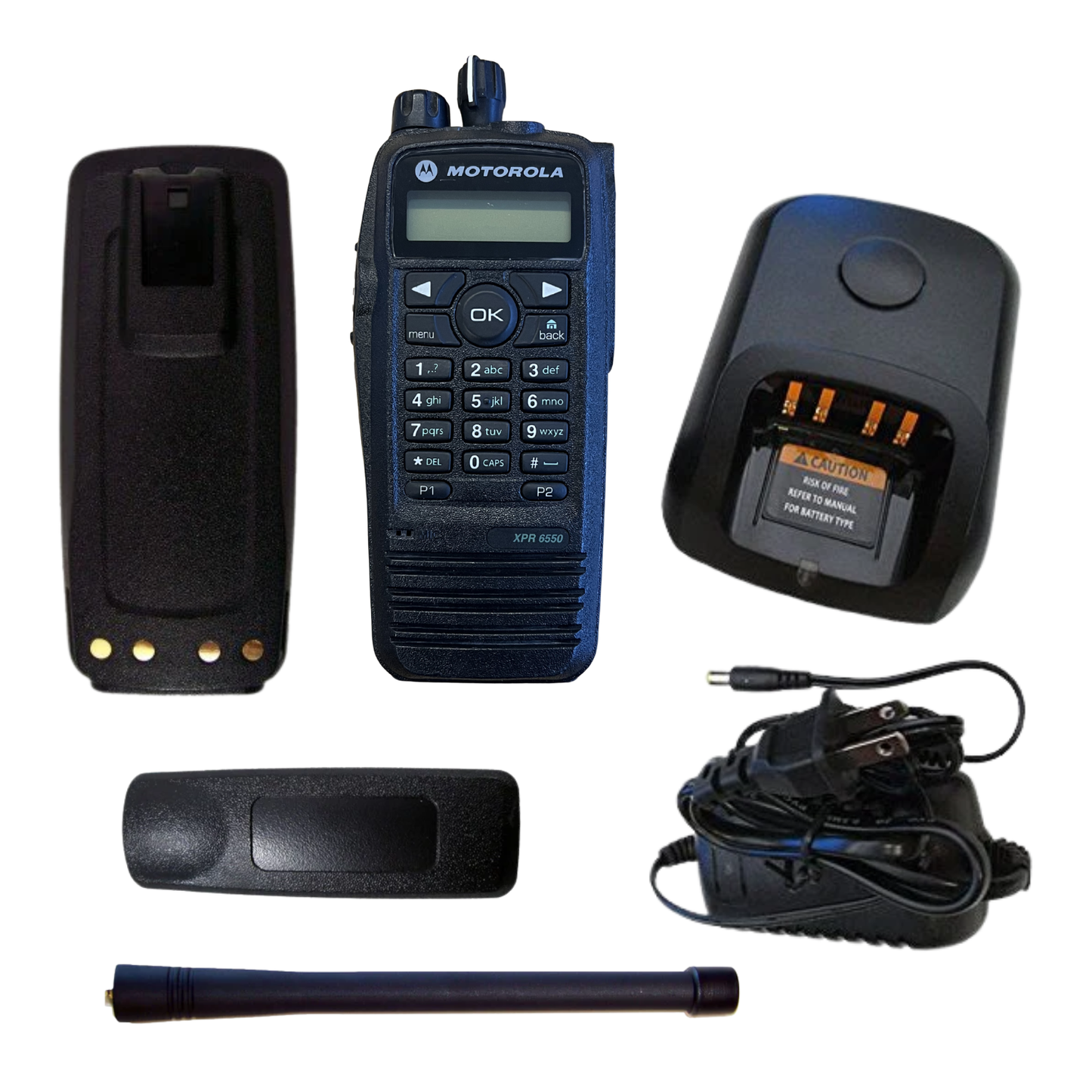 Used Motorola XPR6550 AAH55JDH9LA1AN VHF 136-174MHz 1000 Channels 5 Watt GPS Digital DMR MOTOTRBO Portable Radio
