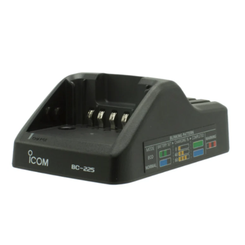 Icom BC225 Smart Rapid Charger with US Plug 100–240V for F3400D F4400D F52D F62D M85 M85E F7010 F7020 F7040