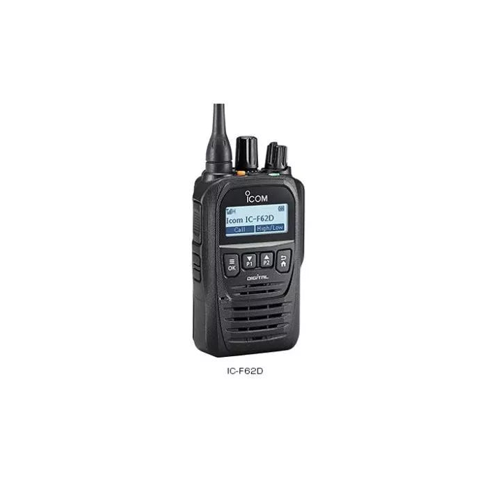 ICOM F62D 17 UHF 400-470MHz 512 Channel 5W Waterproof Digital Two-Way Radio with Man Down and Lone Worker