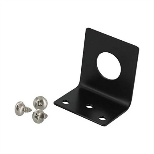 Tram Browning 1255-B 3/4 Inch Hole Stainless Steel L Bracket Antenna Mount Black