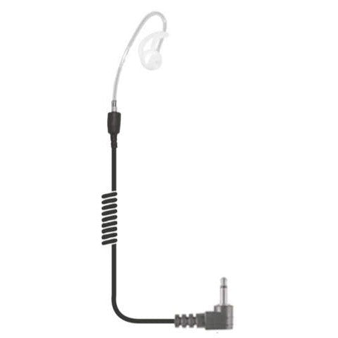 Short Tube Listen Only Earpiece, Black