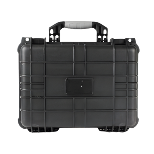 Duratool 22-24135 Equipment Case 16.5" x 13" x 7" Weatherproof Shockproof Foam Insert Black Protective Carry Case