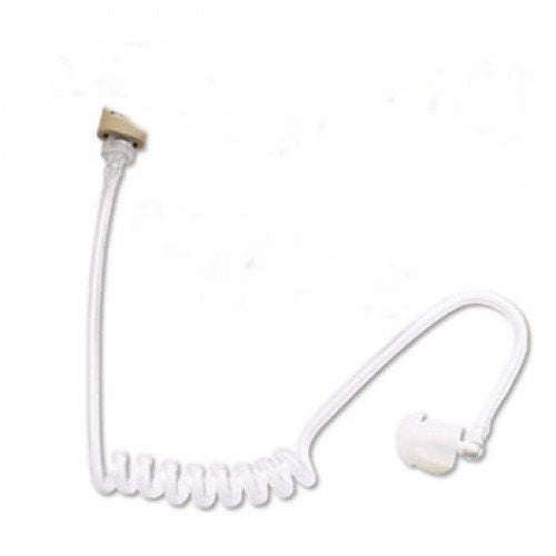 Otto C101199-05 Quick Disconnect Acoustic Tube and Clear Ear Bud for Otto Surveillance Style Headsets