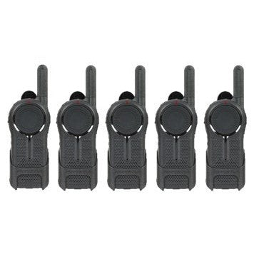 5 Pack of Motorola DLR1020 Two Way Radio Walkie Talkies