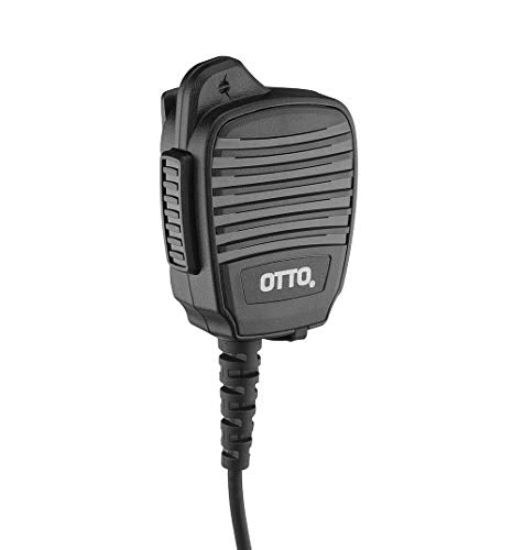 OTTO Noise Cancelling Remote Speaker Mic Compatible with Motorola CP200D CP200 CP185 BPR40 PR400