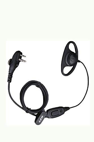 HYT EHM15 D-Earset in-Line Microphone PTT and VOX Earpiece TC-500 TC-508 TC-518 TC-580 TC-610 TC-700 PD502 PD562 TC-700Ex Radio Headset