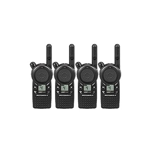 4 Pack of Motorola CLS1410 Two Way Radio Walkie Talkies (UHF)