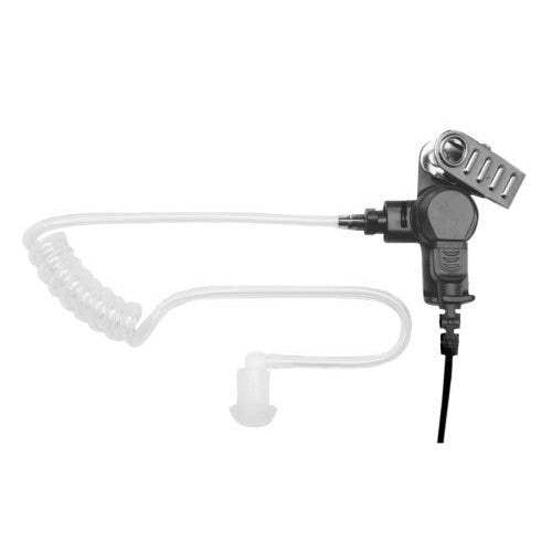 N2W at+1W-S3 1-Wire Acoustic Tube Braided Fiber Cloth with Noise Cancelling Microphone and PTT Quick Disconnect Clip for Icom F3001 F3011 F3021 F4001 F4011 F4021 F3G