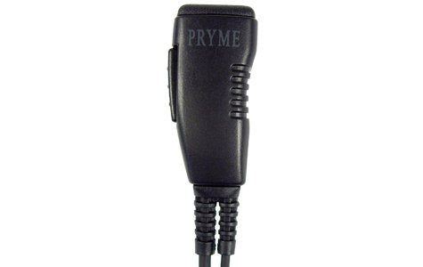 PRYME® SPM-301EB Responder Medium-Duty Lapel Mic w/Soft Ear-Hook Earphone (for All Kenwood 2-Pin Portable Radios)