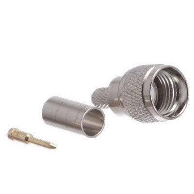 Tram 1300 Mini-UHF Male 3 Piece Crimp Connector for RG-58/U